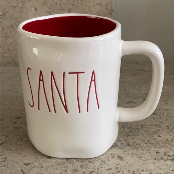 Rae Dunn “Santa” Ceramic Mug With “Fa La La” Spatula and Cookie Cutter Set. - Picture 8 of 10
